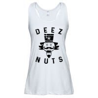 Crazy Dog Deez Nuts Funny Ladies Essential Flowy Tank