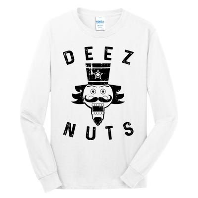 Crazy Dog Deez Nuts Funny Tall Long Sleeve T-Shirt