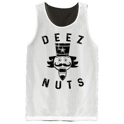 Crazy Dog Deez Nuts Funny Mesh Reversible Basketball Jersey Tank