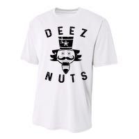 Crazy Dog Deez Nuts Funny Performance Sprint T-Shirt