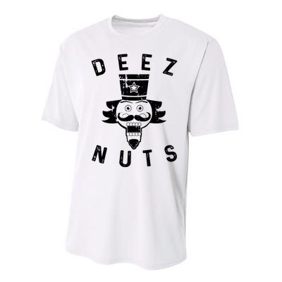 Crazy Dog Deez Nuts Funny Performance Sprint T-Shirt