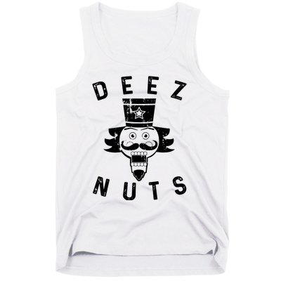 Crazy Dog Deez Nuts Funny Tank Top