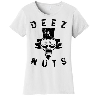 Crazy Dog Deez Nuts Funny Women's T-Shirt