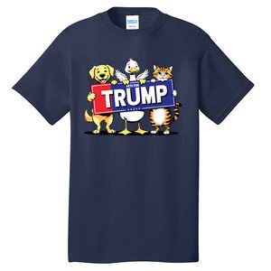 Cat Duck Dog Pets For Trump Tall T-Shirt