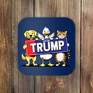 Cat Duck Dog Pets For Trump Coaster