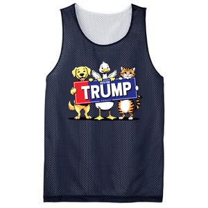 Cat Duck Dog Pets For Trump Mesh Reversible Basketball Jersey Tank