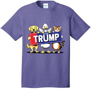 Cat Duck Dog Pets For Trump T-Shirt