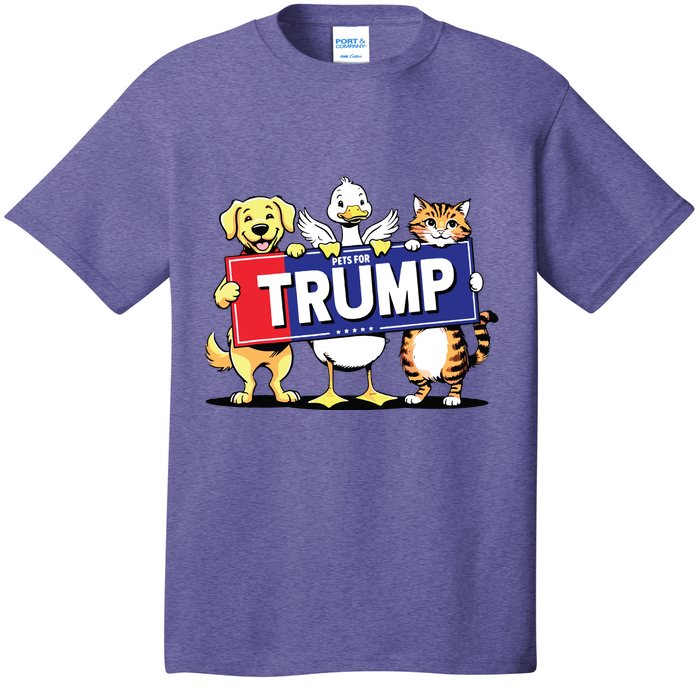 Cat Duck Dog Pets For Trump T-Shirt