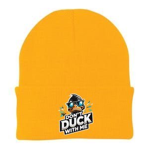 Cool Duck Don`T Duck Me Knit Cap Winter Beanie