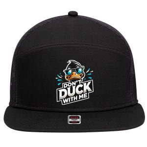 Cool Duck Don`T Duck Me 7 Panel Mesh Trucker Snapback Hat