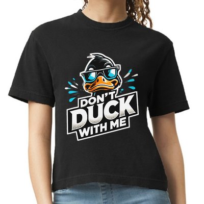 Cool Duck Don`T Duck Me Comfort Colors Boxy T-Shirt