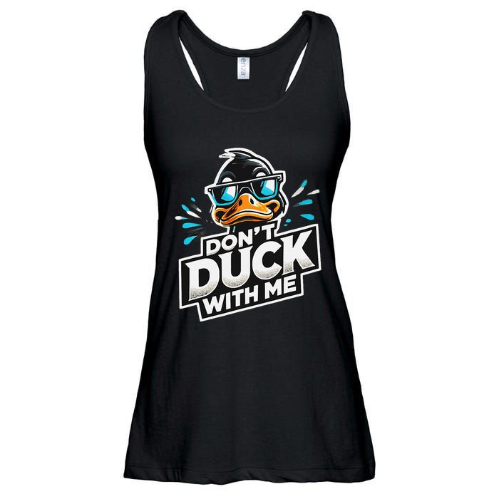 Cool Duck Don`T Duck Me Ladies Essential Flowy Tank