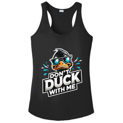 Cool Duck Don`T Duck Me Ladies PosiCharge Competitor Racerback Tank