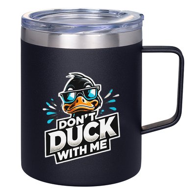 Cool Duck Don`T Duck Me 12oz Stainless Steel Coffee Mug
