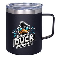 Cool Duck Don`T Duck Me 12oz Stainless Steel Coffee Mug