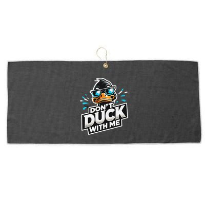 Cool Duck Don`T Duck Me Large Microfiber Waffle Golf Towel