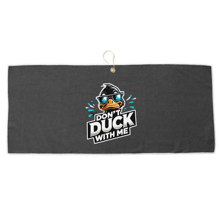 Cool Duck Don`T Duck Me Large Microfiber Waffle Golf Towel