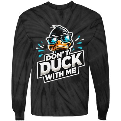 Cool Duck Don`T Duck Me Tie-Dye Long Sleeve Shirt