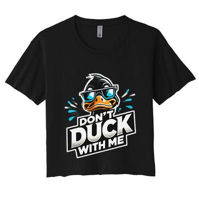 Cool Duck Don`T Duck Me Crop Top
