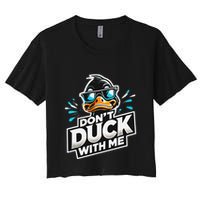 Cool Duck Don`T Duck Me Crop Top