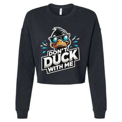 Cool Duck Don`T Duck Me Cropped Pullover Crew