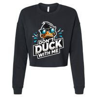 Cool Duck Don`T Duck Me Cropped Pullover Crew
