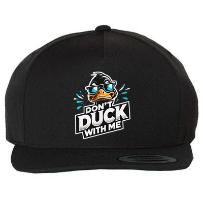 Cool Duck Don`T Duck Me Wool Snapback Cap