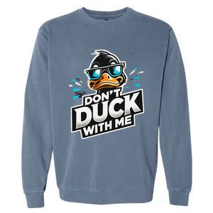 Cool Duck Don`T Duck Me Garment-Dyed Sweatshirt