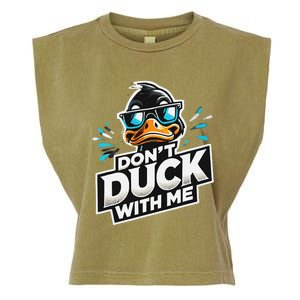 Cool Duck Don`T Duck Me Garment-Dyed Women's Muscle Tee