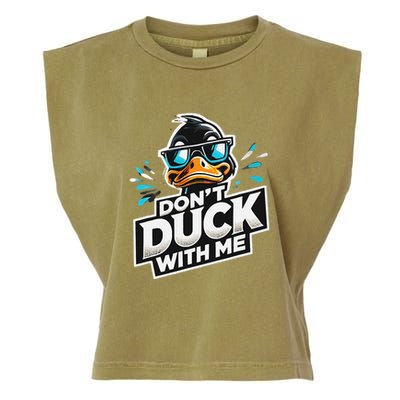 Cool Duck Don`T Duck Me Garment-Dyed Women's Muscle Tee