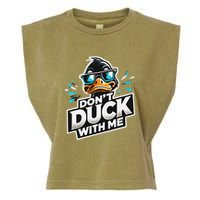 Cool Duck Don`T Duck Me Garment-Dyed Women's Muscle Tee