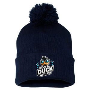 Cool Duck Don`T Duck Me Pom Pom 12in Knit Beanie