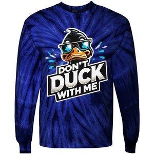 Cool Duck Don`T Duck Me Tie-Dye Long Sleeve Shirt