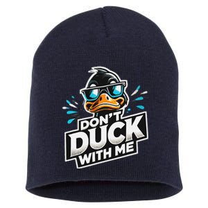 Cool Duck Don`T Duck Me Short Acrylic Beanie