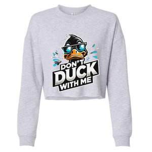 Cool Duck Don`T Duck Me Cropped Pullover Crew