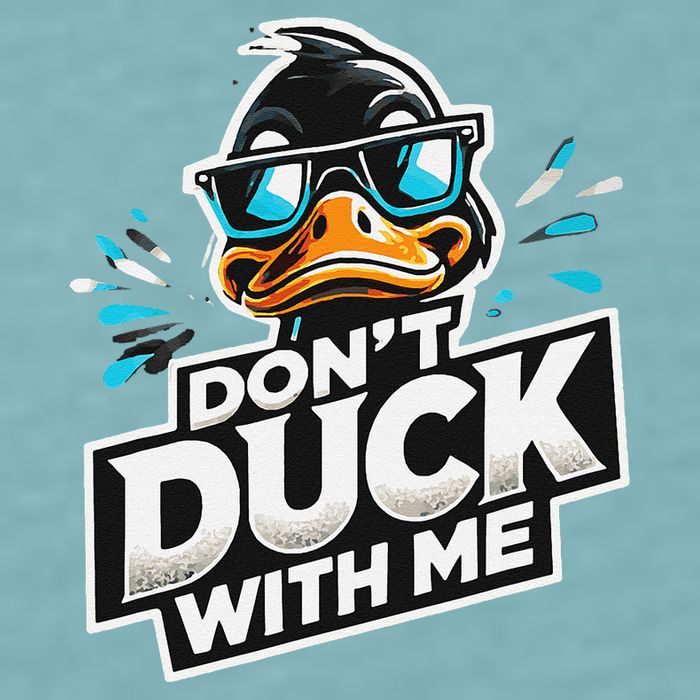 Cool Duck Don`T Duck Me Sueded Cloud Jersey T-Shirt