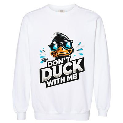 Cool Duck Don`T Duck Me Garment-Dyed Sweatshirt