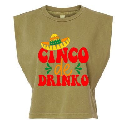 Cinco De Drinko Cricut Garment-Dyed Women's Muscle Tee