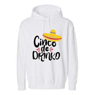 Cinco De Drinko Garment-Dyed Fleece Hoodie