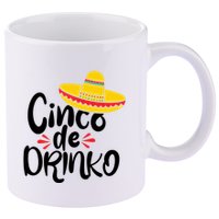Cinco De Drinko 11oz C Handle Ceramic Mug