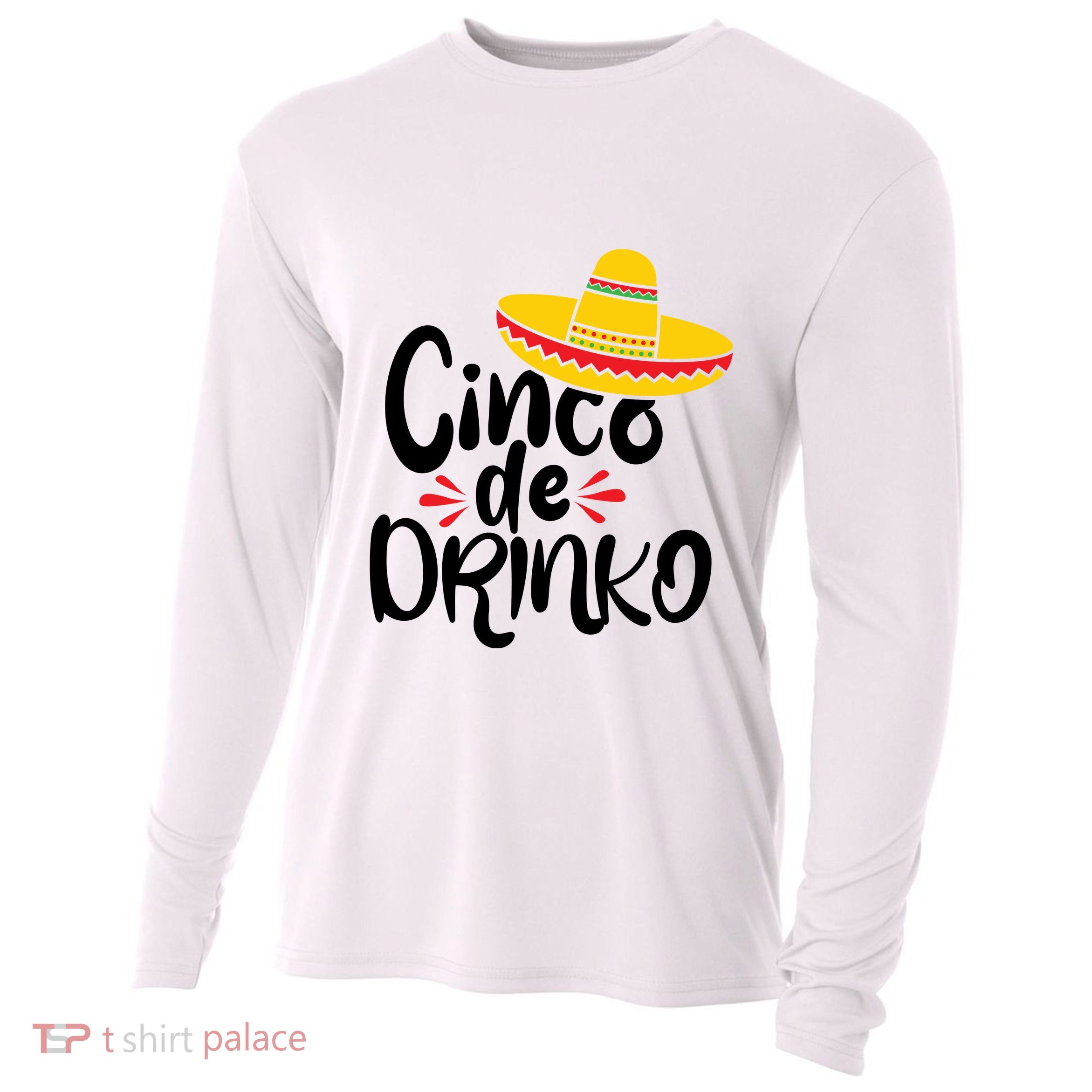 Cinco De Drinko Cooling Performance Long Sleeve Crew
