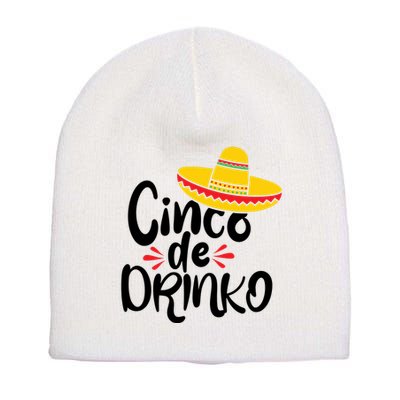Cinco De Drinko Short Acrylic Beanie