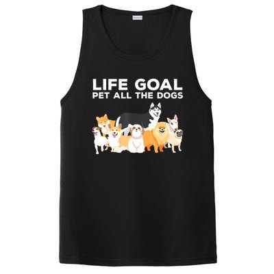 Cute Dog Design For Women Pet Animal Dog Owner PosiCharge Competitor Tank