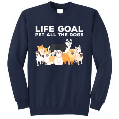 Cute Dog Design For Women Pet Animal Dog Owner Tall Sweatshirt