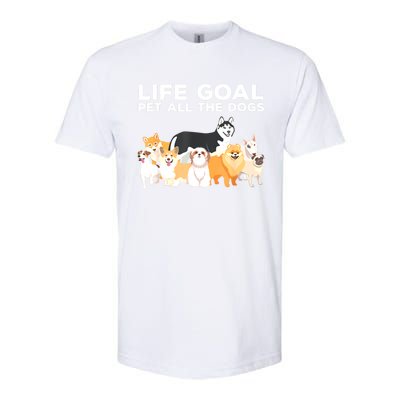 Cute Dog Design For Women Pet Animal Dog Owner Softstyle CVC T-Shirt