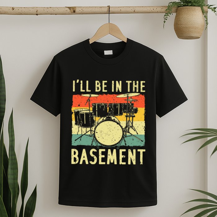Cool Drumming Design For Drum Set Drumming Drummer T-Shirt