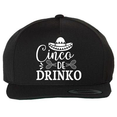 Cinco De Drinko Wool Snapback Cap
