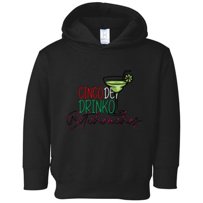Cinco De Drinko Bitchachos Mexican Party Toddler Hoodie