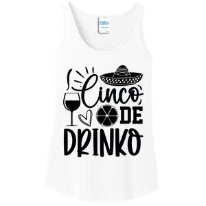 Cinco De Drinko Ladies Essential Tank