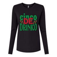 Cinco De Drinko 3 Womens Cotton Relaxed Long Sleeve T-Shirt